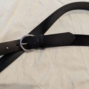 NWOT GAP Black Leather Belt XL